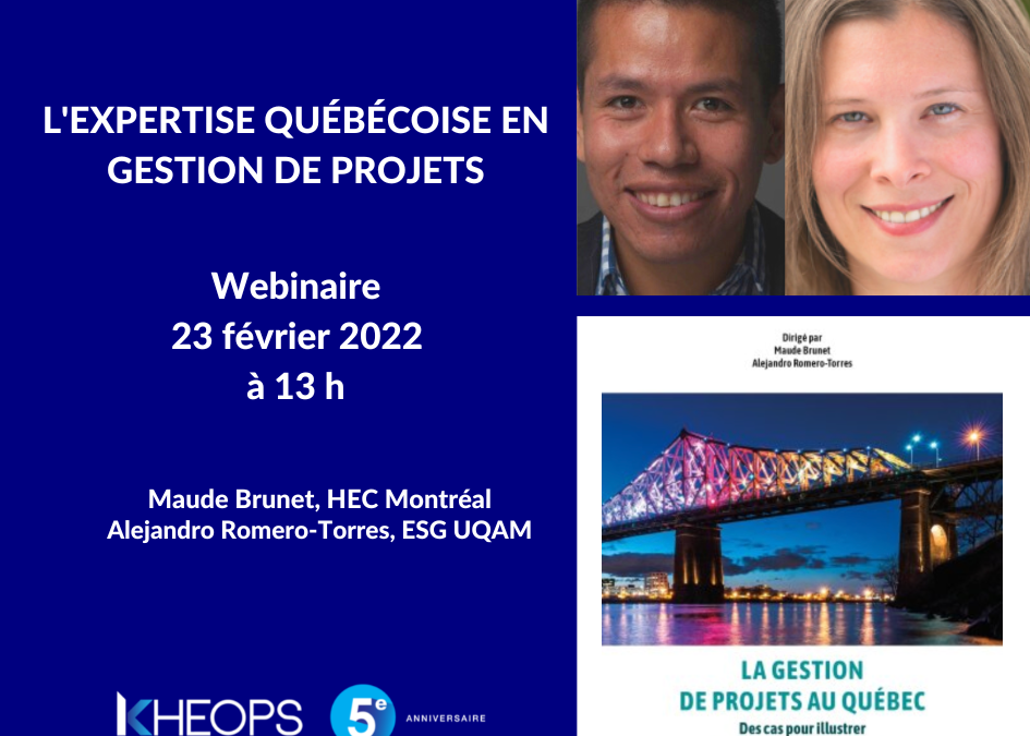 Webinar on Project Management Expertise in Quebec